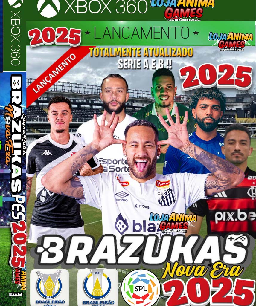 BRAZUKAS PES2025 (XBOX 360 RGH)